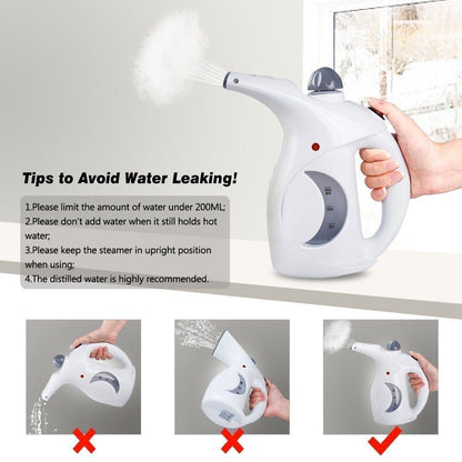 Steamer for Facial Handheld Garment for Clothes Portable Fabric Steam Brush, Facial Steamer for Nose, Cold and Cough - Multicolor